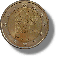 2008 Frankreich Gedenkmünze - Französische EU-Ratspräsidentschaft