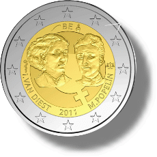 2011 Belgien Gedenkmünze - Internationaler Frauentag