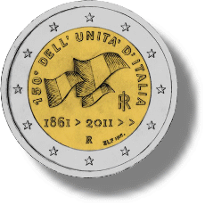 2011 Italien Gedenkmünze - 150 Jahre Vereinigung Italiens