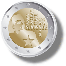 2011 Slowenien Gedenkmünze - 100. Geb. von Franc Rozman