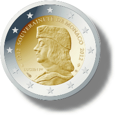 2012 Monaco Gedenkmünze - 500 Jahre Unabhängigkeit und Souveränität